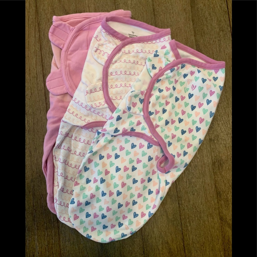 3 Purple Swaddles